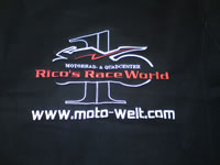 Bestickung Rico's Race World